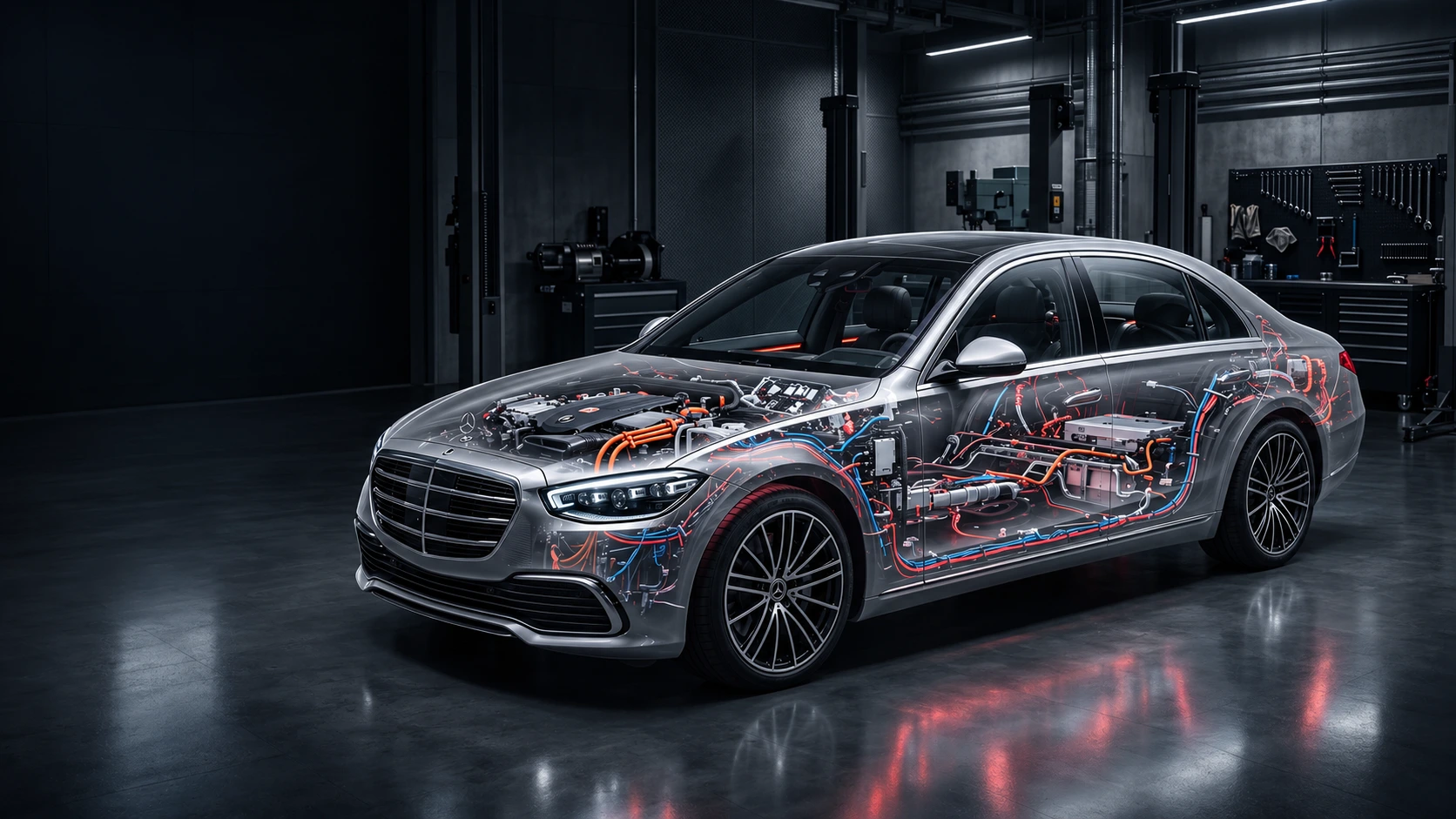 Vehicle and machine electrical systems visualized through wiring architecture